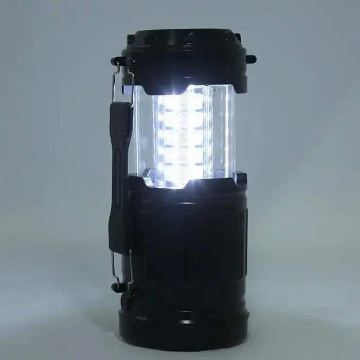 Mini lampe de tente 3 * COB LED lanterne Portable torche télescopique lampe de Camping lumière de se