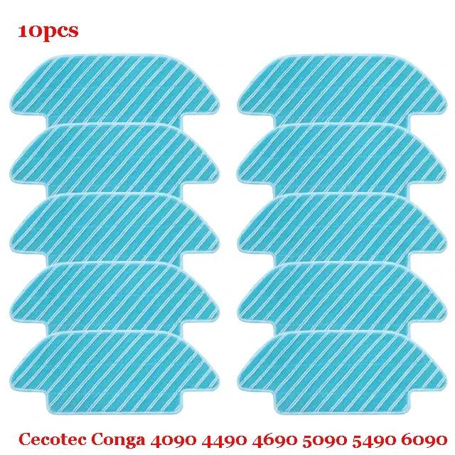 Pour Cecotec Conga 4090 4490 4690 5090 5490 6090 Robot aspirateur côté/brosse à rouleau souple vadrouille chiffons