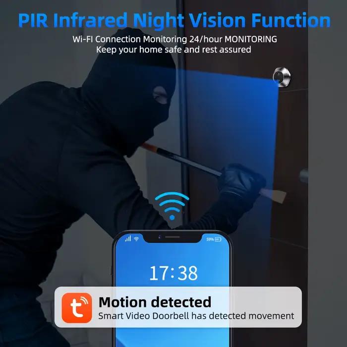 WSDScreenshot-Sonnette vidéo avec vision nocturne IR