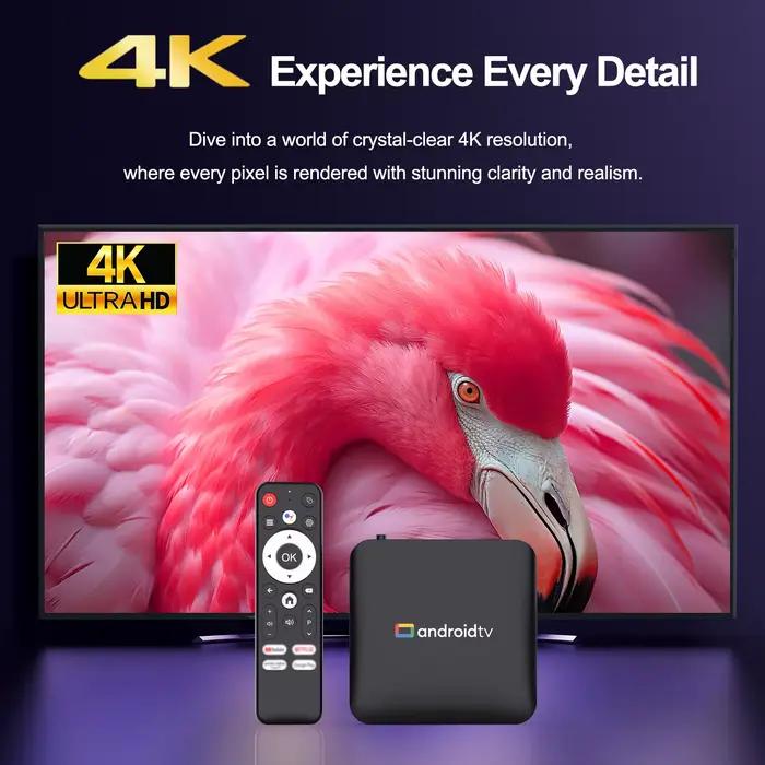 Smart TV Box H96 MAX S905L3 Android 14.0 4K BT Google Voice lecteur multimédia à distance maison