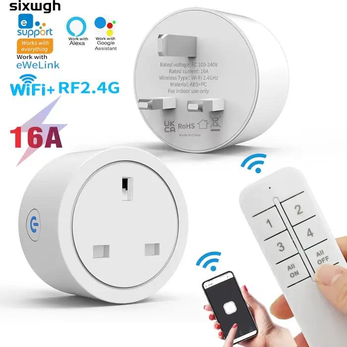 Prise intelligente WiFi avec prise britannique
