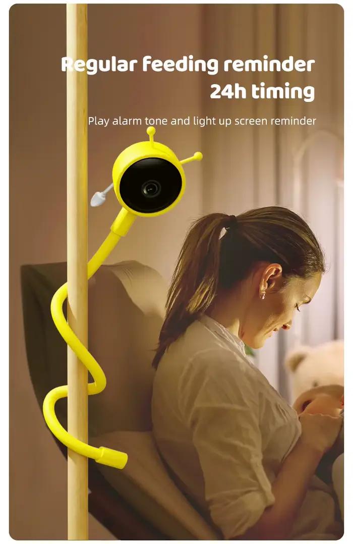 2MP 1080P Tuya APP Bluetooth WIFI caméra IP surveillance de la température Plan d'alimentation inter