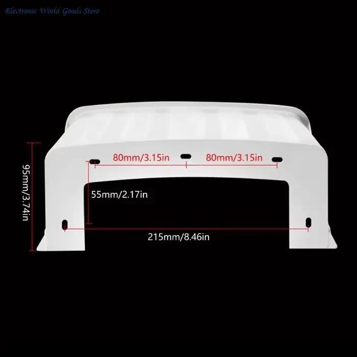 Coque caméra sécurité A3PD avec conceptions pare-soleil pour améliorer les performances