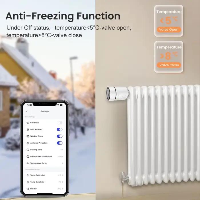 AVATTO ZigBee 3.0 vanne de radiateur de Thermostat