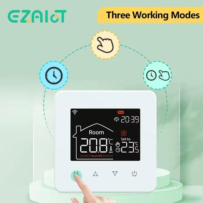 Thermostat intelligent Tuya WiFi pour chauffage au sol électrique