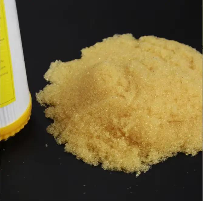 Cartouche filtrante en résine de 10 pouces, échange d'ions d'eau Pure adoucie, élimine le détartrage