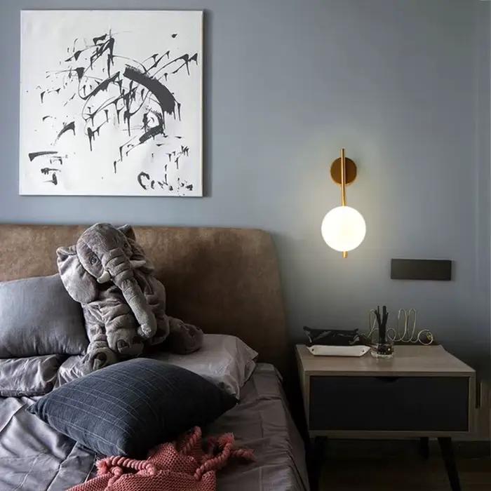 NikLED Applique Murale pour Salon Chambre avec 9W G9 Ampoule LED Mur Luminaires pour La Maison Allée Couloir AC110-220V