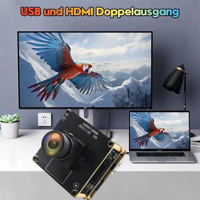Module de caméra ELP 4K haute vitesse 60fps 3840x2160 grand Angle sans Diteur