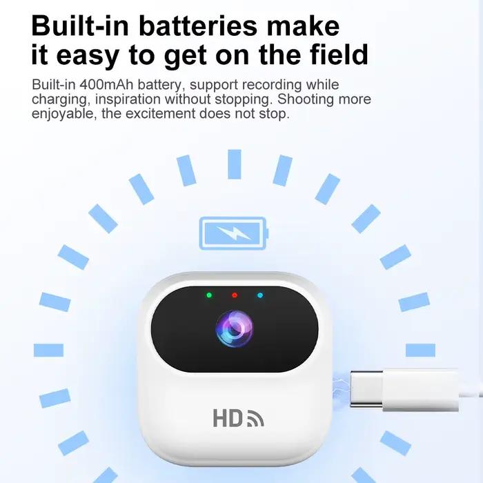 Ourlife A800 Mini caméra 1080P WiFi