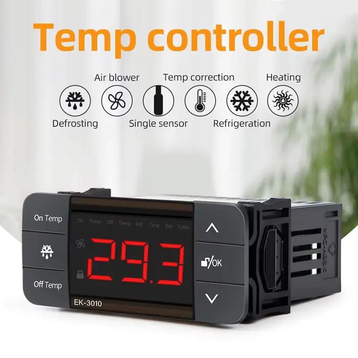 3010/EK-3020/EK-3030 LED Thermostat numérique régulateur de température thermorégulateur réfrigération dégivrage alarme