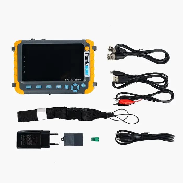 Testeur de Vidéo Surveillance IV8W 5 Pouces Caméra de Sécurité Supportant AHD 8MP TVI 8MP CVI 8MP Occasions Spéciales Installation Maintenance