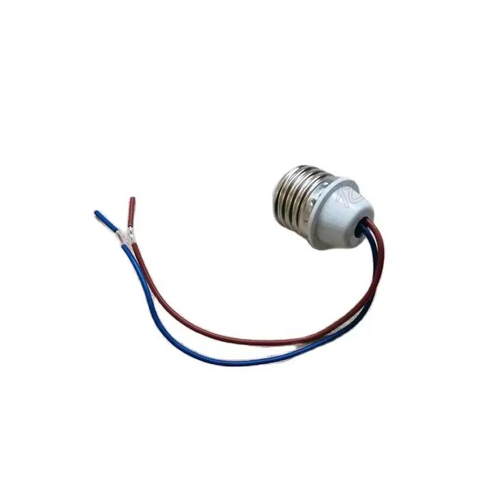 Support de lampe en plastique pour modification d'éclairage en cristal vis de support de lampe, fil,