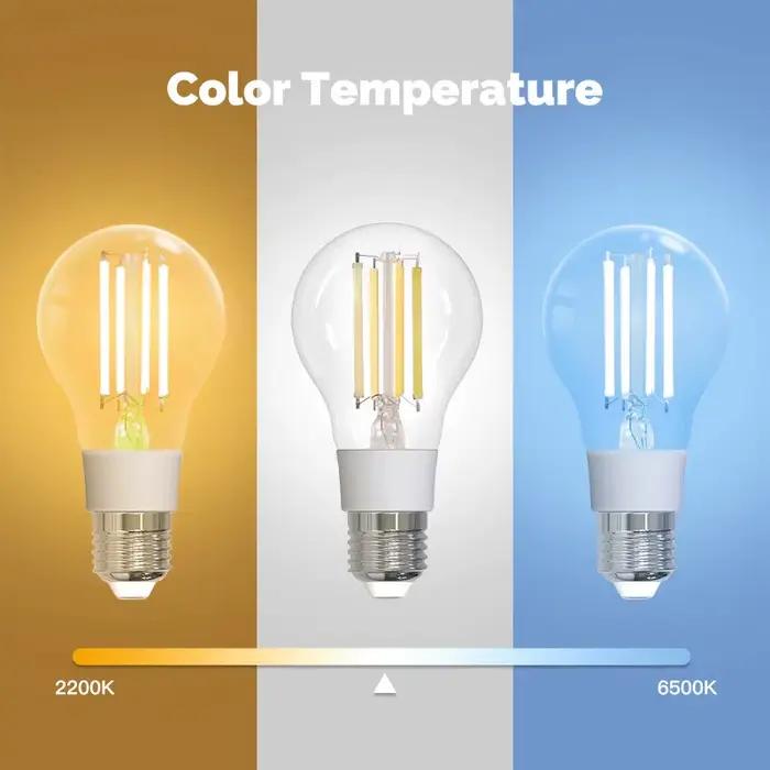 Ampoule LED intelligente à filament WiFi MOES TUYA Matter