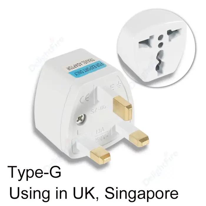 Adaptateur de prise universel UK, adaptateur secteur, convertisseur secteur, Euro européen vers brit