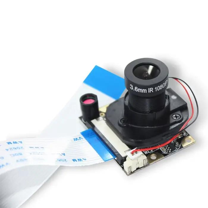 Raspberry Pi 4 Caméra 5MP Vision Nocturne 1080P En Option Grand Angle Fisheye IR-CUT