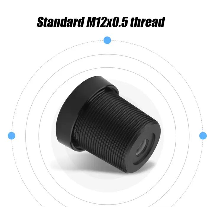 Objectif de sécurité CCTV grand angle 1.8mm pour caméra de surveillance CCD 1/3 et 1/4 pouces lentille infrarouge large angle de vue nuit surveillance maison business