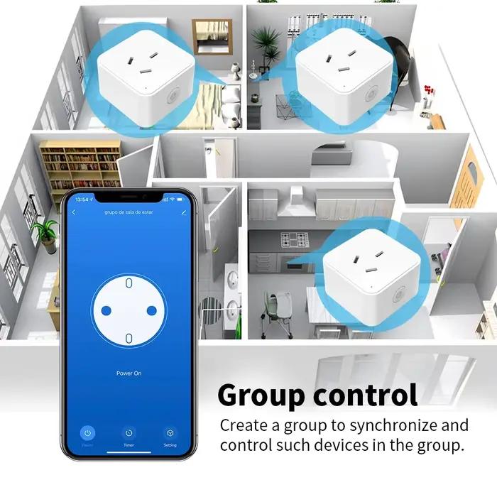 Prise intelligente Tuya Zigbee 3.0 standard AU avec surveillance de la consommation d'énergie