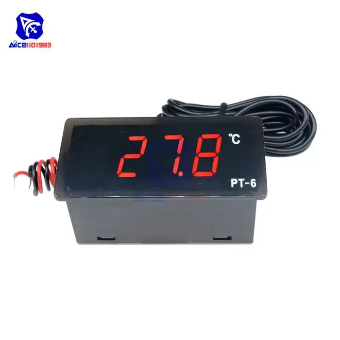 Thermostat diymore DC 12V/AC 220V, testeur universel, affichage numérique de la température, thermom