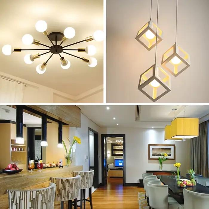 Ampoules LED 3W 6W 9W 12W 15W 18W 20W E27 E14 Blanc Froid Chaud Salon Cuisine Chambre Occasions Spéciales