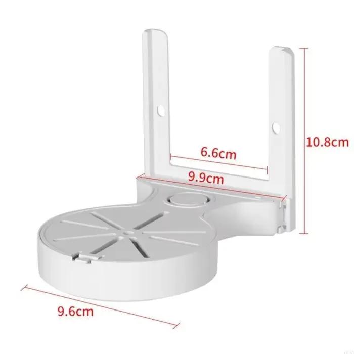 Support pour caméra hémisphérique sans perçage pour surveillance discrète et organisation des câbles pour salons, couloirs et entrées