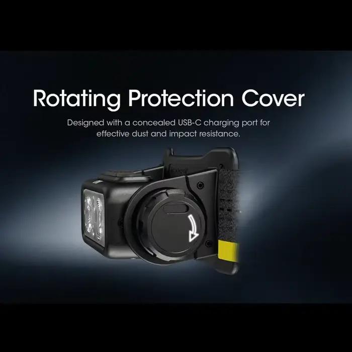 NITECORE NU43 1400Lumens batterie de lampe frontale Rechargeable intégrée 3.400mAh Li-ion batterie f