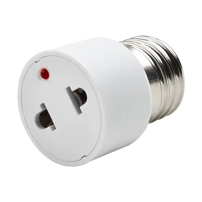 Ampoule E27 vers prise US/EU, Base d'ampoule, adaptateur de douille, convertisseur de Base E27 vers