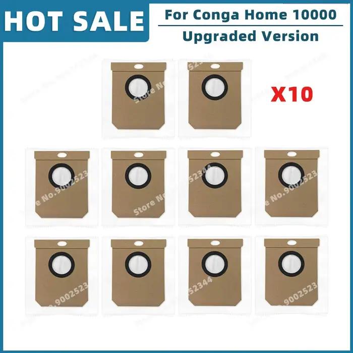 Sac à poussière OSSIEAO pour aspirateurs Conga 7490 Ultimate Eufy L50 L60 SES Everybot Q5 et plus pour un intérieur sain et confortable