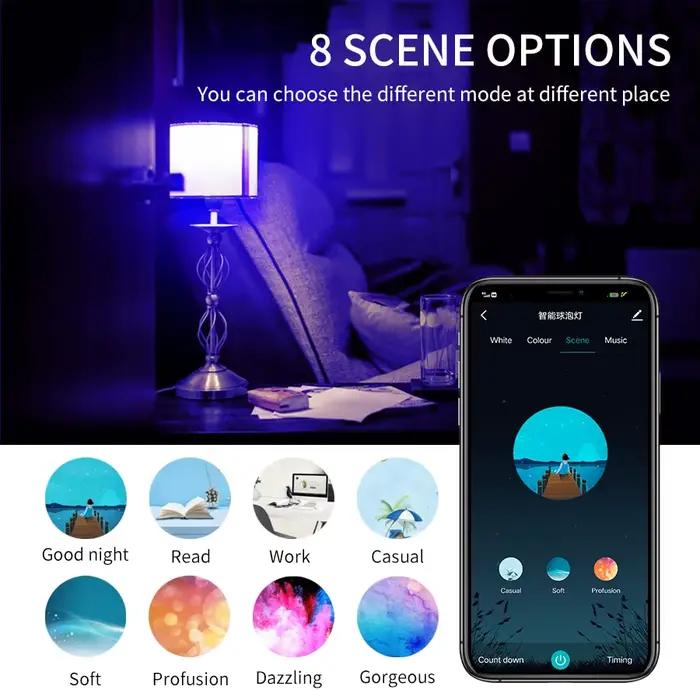 Cozylife WiFi ampoule intelligente E27 Led lumières ampoules RGB CW WW lampe