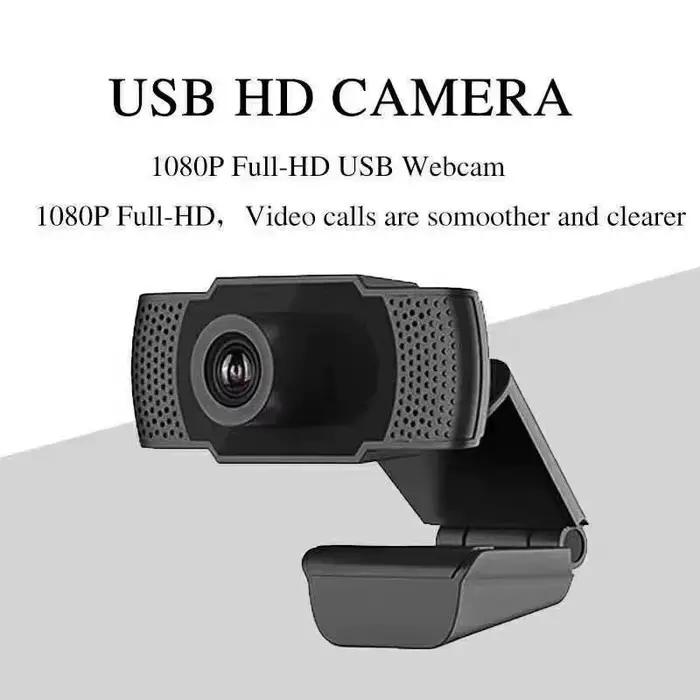 Webcam dtvane 1080P Full HD avec Lumière de Remplissage LED et Microphone Intégré pour Vidéoconférence et Prise de Vue Professionnelle Occasions Spéciales