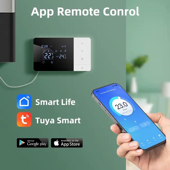 Thermostat intelligent Tuya WiFi pour chaudière à gaz