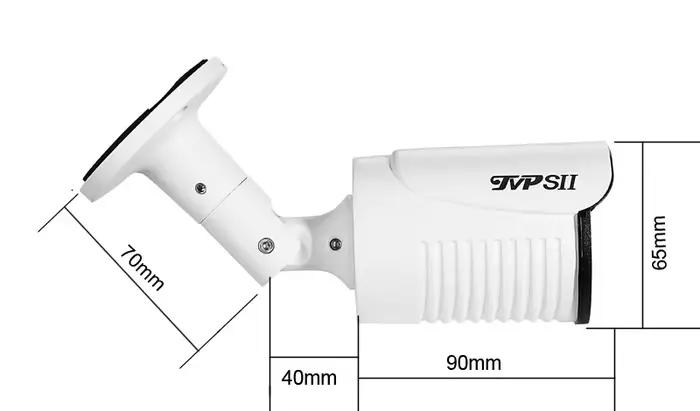 Détection de visage 8mp 4K IMX415 XMeye LED infrarouges métalliques étanche Auido H.265 +