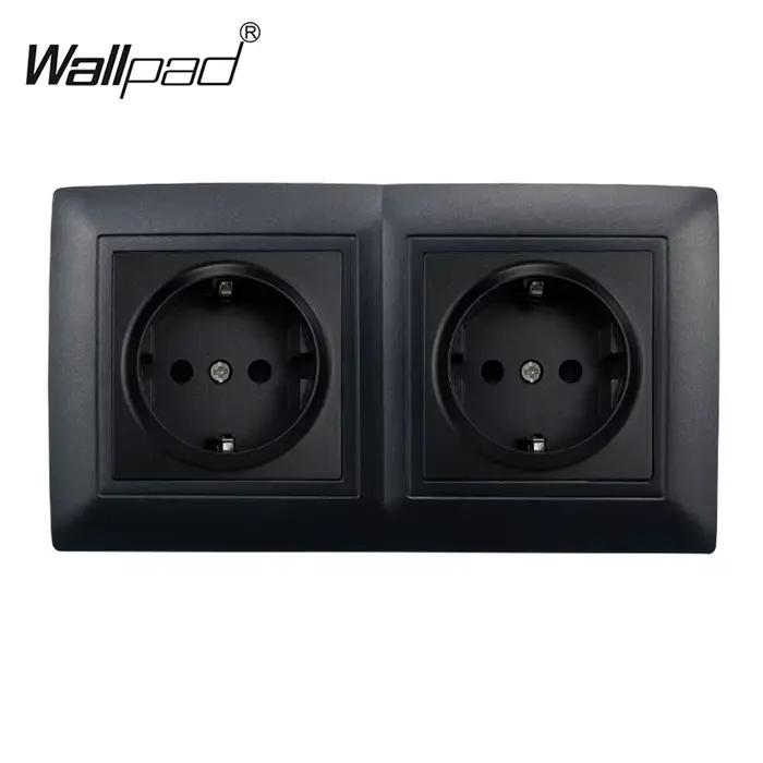Prise murale triple standard UE pour prises électriques domestiques