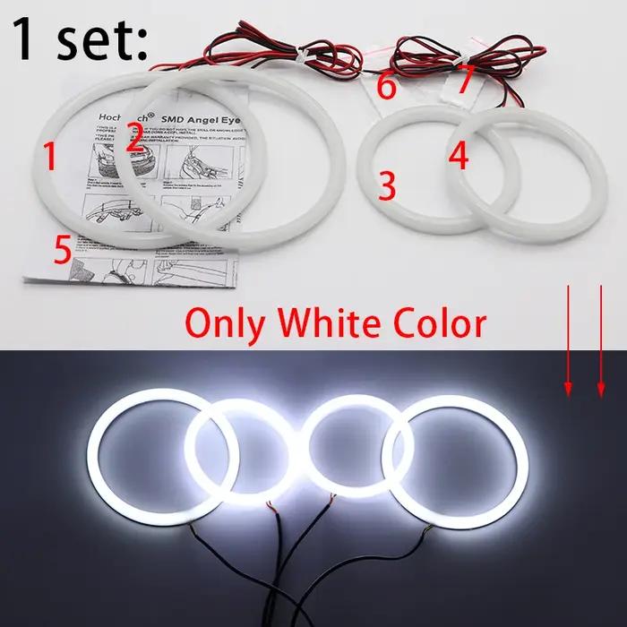 Switchback coton lumière LED oeil d'ange double couleur pour Volkswagen VW Golf MK4 R32 GTi VR6 CABRIO A4 1998-2004