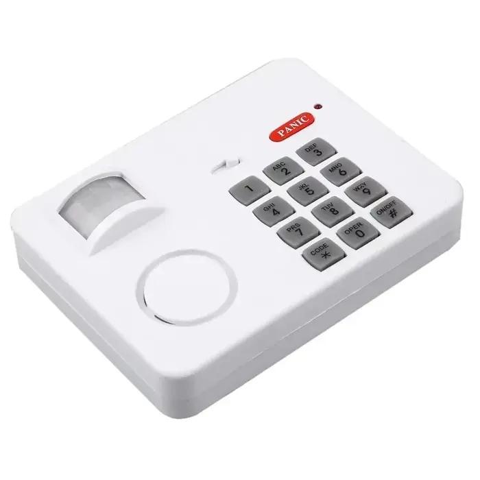 Système d'Alarme de Sécurité Domestique sans Fil avec Détecteur de Mouvement PIR et Carillon pour Protection Maison Foyer Caravane Camping-Car Occasions Spéciales