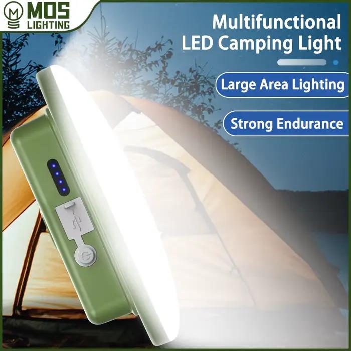 MOSLIGHTING rechargeable Camping forte lumière avec aimant zoom portable lampe de poche tente lampe