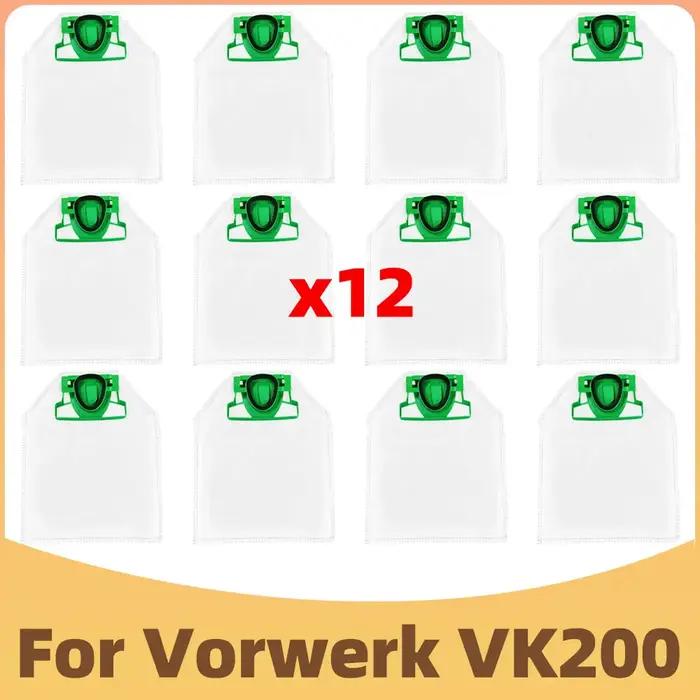 Pieces de rechange pour aspirateur robot Vorwerk Kobold VK200 sacs en ABS plastique gris clair jaune clair vert clair pour entretien maison sans interruption