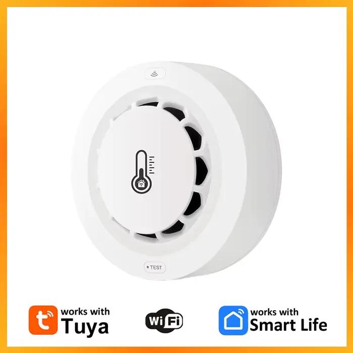 Détecteur de fumée intelligent avec notification à distance pour maison et entreprise sécurité incendie et protection incendie système de sécurité moderne