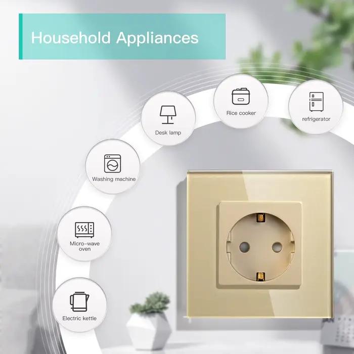 BSEED prise murale simple avec Ports USB type-c Double