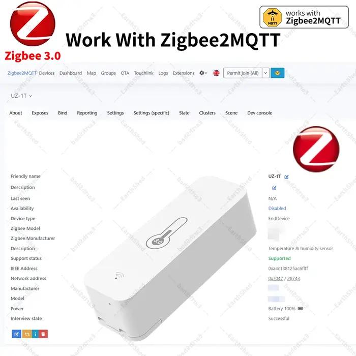 Zigbee 3.0 capteur de température et d'humidité