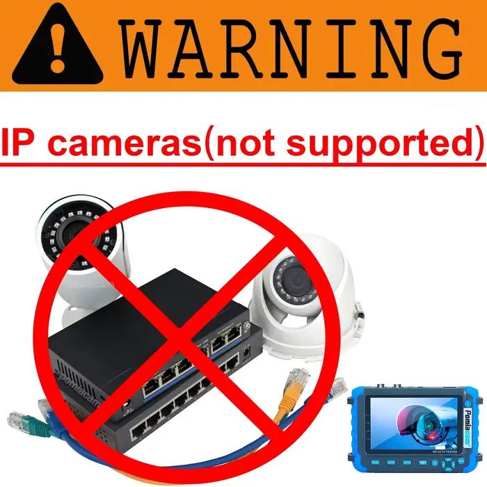 Testeur de Vidéo Surveillance IV8W 5 Pouces Caméra de Sécurité Supportant AHD 8MP TVI 8MP CVI 8MP Occasions Spéciales Installation Maintenance