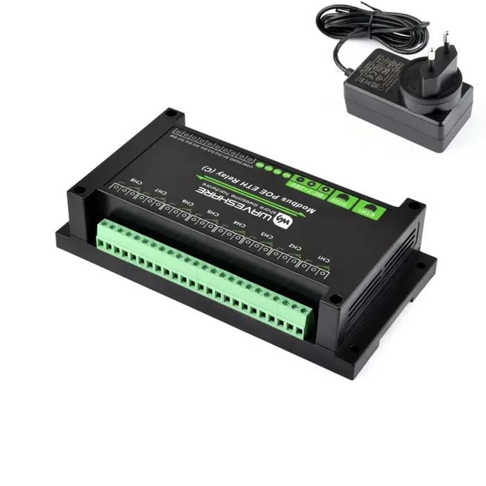 Module de relais 8 canaux à double port Ethernet (C)
