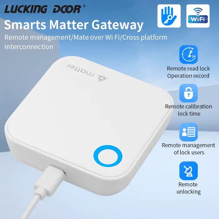 TTLOCK G6 passerelle intelligente matière télécommande déverrouiller Bluetooth vers routeur Wifi pou