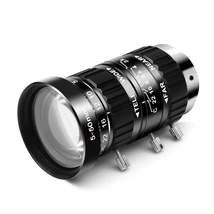 Objectif C/CS Mount 12MP 5-50mm F2.8 Haute Définition pour Caméras USB/IP/POE et Webcams