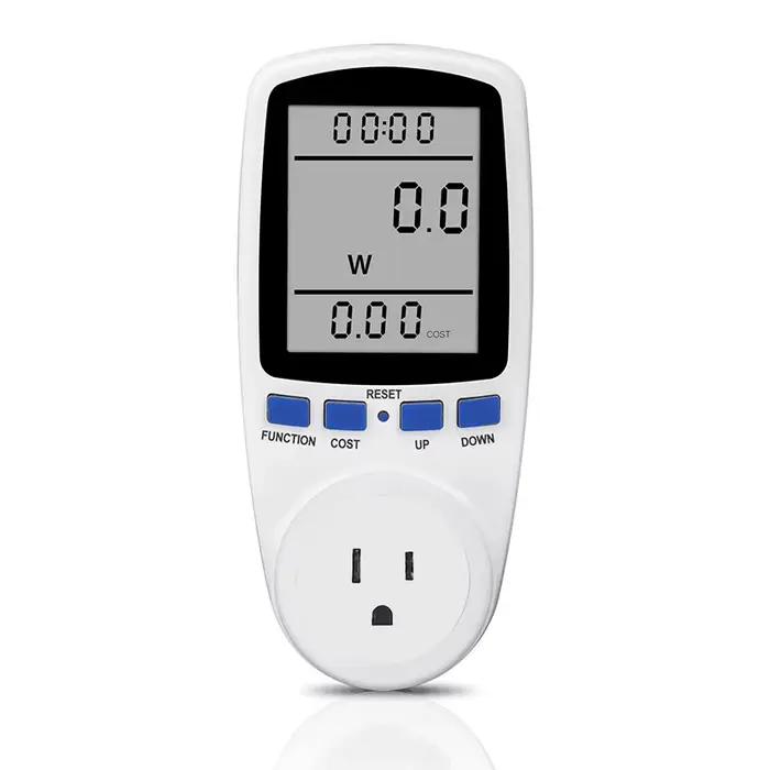 Prise de wattmètre de compteur de courant alternatif intelligent