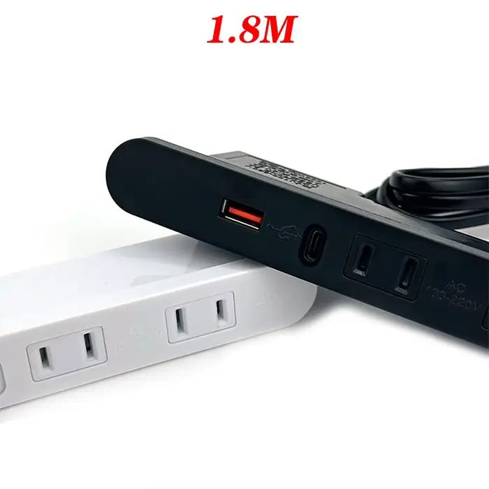 Multiprise murale universelle 100V-220V avec 2 prises CA