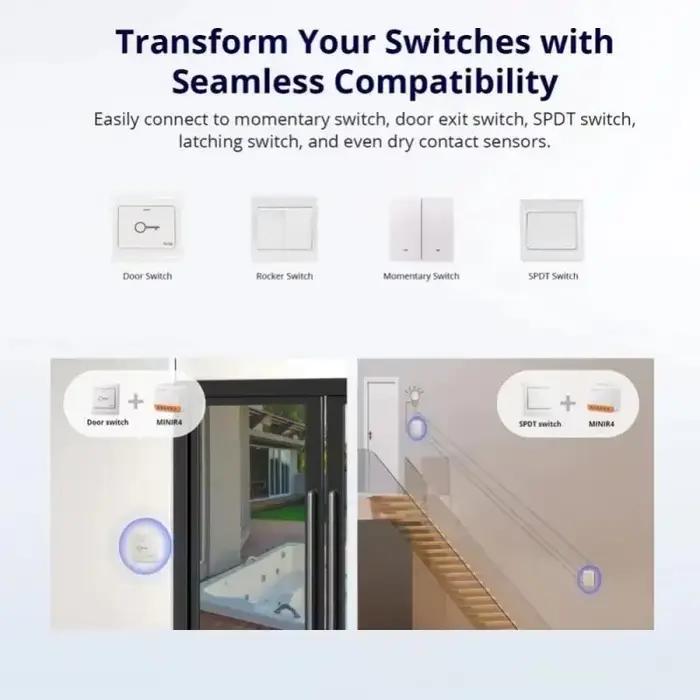 Interrupteur intelligent Wi-Fi Sonoff Mini R4 Extreme