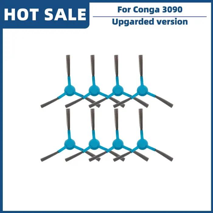 Pièces de rechange pour aspirateur robot Cecotec Conga 3090 en ABS avec filtre HEPA et brosses latérales multicolores pour une maison propre et sans allergènes