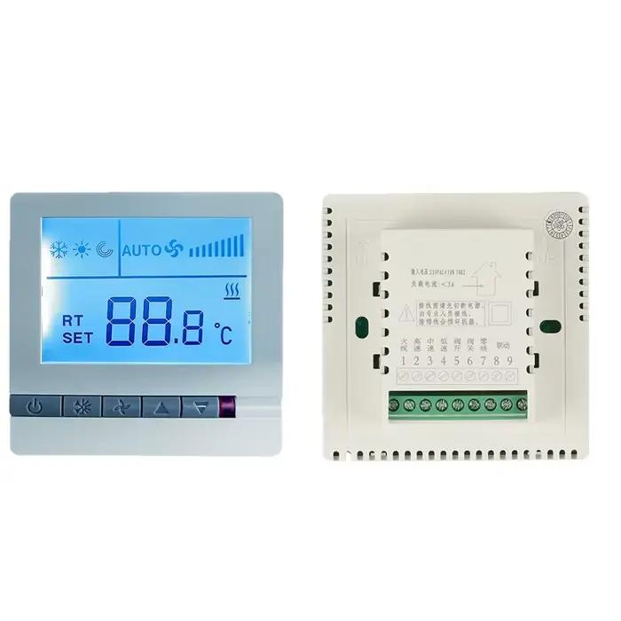 Thermostat numérique de commutateur de panneau de climatisation