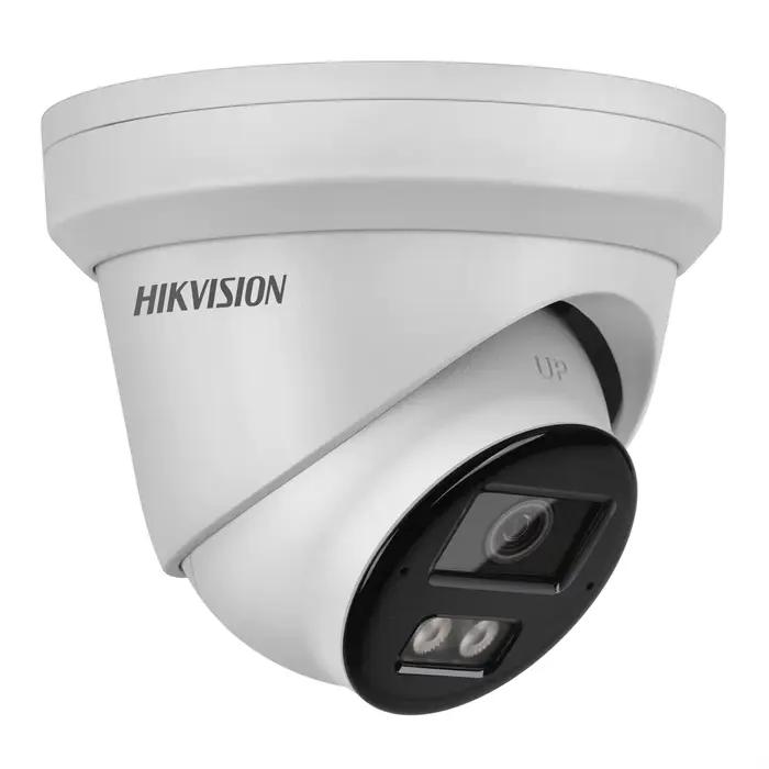 Caméra réseau tourelle fixe Hikvision DS-2CD2383G2-LI2U 8MP 4K AcuSense Smart Hybrid Light POE avec double microphone intégré pour la surveillance