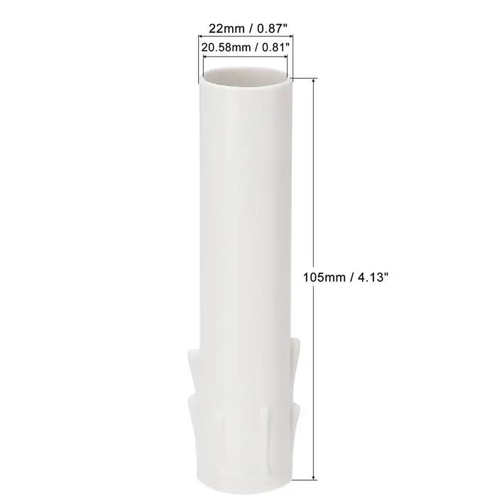 12 pièces bougie Tube lampe de Table Base